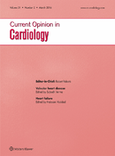 Current Opinion in Cardiology Cover